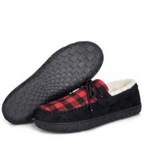 Žieminiai medvilniniai batai vyrams su kašmyru, šilti, stori, slip-on mokasinai vyrams 39