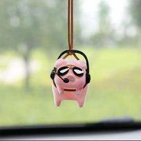„Piggy Panda“ automobilio interjero priedai Automobilių pakabukų dekoras Automobilių apdaila Centro konsolės apdaila A1