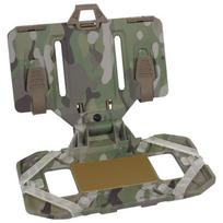 Montuojamas Tactical Navigation Board Universalus krūtinės taktinės liemenės sulankstomas mobiliojo telefono laikiklis ruda