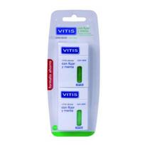 Vitis Dental Tape With Fluoride and Mint 2x50m white