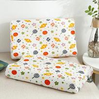 Tailandas Natūralus Vaikų Latekso Pagalvė Nauja Kūdikio Animacinė Pagalvė Studentų Bendrabučio Kaklo Pagalvė 27*44*6/8cm white