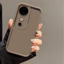 For Vivo V40 Case Vivo V2348 Phone Case Full Package Matte Anti Drop Soft Protective Cover For Vivo V40 gray