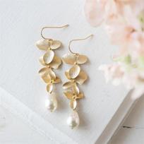 Ethnic Style Flower Drop Pearl Earrings Bohemia Long Women 'S Tassel Earrings Wedding Jewelry Gifts Girl Accessories auksinė
