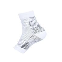 1 Pair Plantar Fasciitis Socks for Women Compression Foot Sleeve with Arch and Ankle Support Heel Pain Relief L raudona