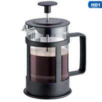 JMJM Glass French Press Coffee Tea Maker Coffee Press with Filtration System Thickened Borosilicate Glass H01