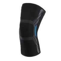 1PCS Fitness Running Cycling Knee Support Braces Elastic Nylon Sport Compression Knee Pad Sleeve for Basketball Volleyball Knee XXL black