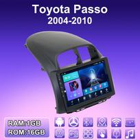 2 DIN Android automobilio radijas Toyota Passo 2004-2010 m. Multimedijos grotuvas Pagrindinis blokas Stereo GPS navigacija WIFI 1+16GB 1+16GB blue