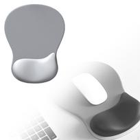 Pelės kilimėlis su geliniu kompiuteriu Patogi kūrybiška riešo pagalvėlė Ergonomiška pilka spalva