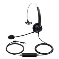 USB Wired Computer Headset with Microphone Universal Office Call Center SingleSided Headphone juoda