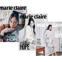 Marie Claire Korea 2023 m. balandis ITZY Chaeryeong, Woo Do-Hwan & BONA, K POP, KSTAR Random Cover gray