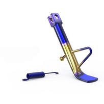 Priedai Motociklo šoninio spyrio stovo atrama pėdų lentyna Motociklų stovo stovėjimo stovai B-20cm blue