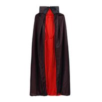 Halloween Grim Reaper Costume Party Witch Vampire Cloak Cape juoda