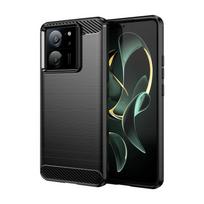 Dėklas Xiaomi 13T Pro Dėklas Xiaomi 13T 13 T Pro Buferis Apsauga nuo smūgių Silikoninis Anglies pluošto galinis dėklas Xiaomi 13T Pro Dėklas For Xiaomi 13T Pro juoda