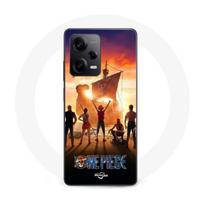 Case - Maniacase - Xiaomi Redmi Note 12 Pro 5G - Black - Soft - One piece manga anime juoda