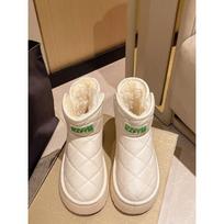 New Winter Snow Boots for Women - Fur Lined with Thick Fleece and Warm Cotton 36