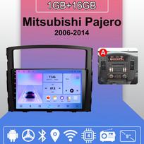 Android Carplay Automobilinis Radijas Mitsubishi Pajero 2006-2014 Multimedijos Grotuvas Pagrindinis Blokas Stereo GPS Navigacija BT WIFI 2+32GB 1+16GB,B pink