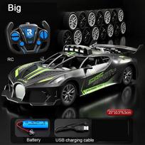 RC automobilio žaislas 2.4G Drift Racing nuotolinio valdymo pultelis, greitas visureigis RC automobilis RC lenktyninis automobilio žaislas Kalėdų dovanoms vaikams oranžinė