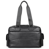 Genuine Leather Men's Travel Bag Bag Large Capacity Leisure Luggage Bag Computer Handbag juoda