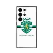 Dėklas Samsung Galaxy S24 ULTRA SCP SPORTING PORTUGAL BALTAS PAGRINDAS juoda