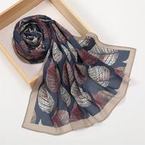 Prabangus spausdintas hidžabo šalikas moterims turbano musulmoniškas galvos juostos dizainas šifono bandana apvyniojimo skara mados duslintuvas Foulard naujas 180-70cm gray