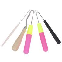 5 vnt./rinkinys Plastikinis vąšelis Pynimo užrakto kabliukas Audimo plaukų amatas one size pink