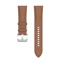 20mm 22MM natūralios odos laikrodžio apyrankė, dirželis, skirtas Xiaomi Watch 2 2PRO S1 S2 S3 Apyrankės Dirželis Moterims Vyrams Apyrankės Dirželis Išmaniojo Laikrodžio Priedas 22mm tamsiai rausva spalva
