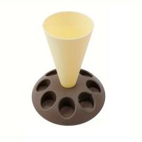 Durable Pastry Stand for Countertop, Piping Bag, Nozzles Placement, Rack Organizer, Cake Decorations, Pastry Tool beige
