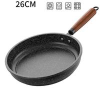 26–32 cm Nelipni blynų keptuvė Tvirtas puodas Virtuvė Omletas Kepsnių keptuvė Puodai Buitiniai indai Virtuvės reikmenys black