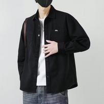 Spring And Autumn Rascal Handsome Coat Men'S Ins High Street Trendy Brand Harajuku Style Korean Edition Trendy Loose Jacket M juoda