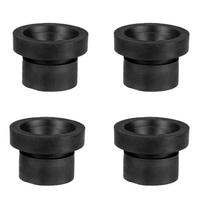 4X guminis variklio dangčio tarpiklis buferio tvirtinimo įvorės kamštis, skirtas Ford Focus 2 MK2 Galaxy CS Max Mondeo Mk4 4 variklio gaubtų tarpikliai black