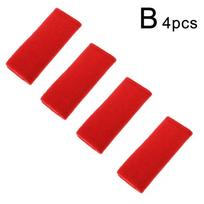 Car Roof Armrest Soft Suede Cover Auto Interior Pull Tools Ceiling Accessories Handle Handle Protective Protection Covers G L3X2 raudona