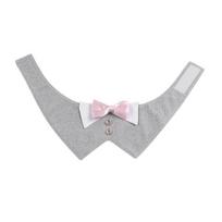 Towel Elegant Cat Dog Triangle Towel Formal Wedding Suit with Bow Decoration Pet šviesiai pilka spalva