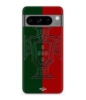 Case - MANIACASE - Google Pixel 8a Pro - Soft - Silicone - Green and red Portugal logo juoda
