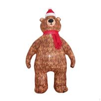 6.89 ft Christmas Inflatable Toy US Adapter Plug Blowup Bear Shaped for Party Supplies