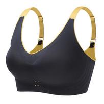 Didelio dydžio liemenėlė Seksuali liemenėlė besiūlės belaidės liemenėlės moterims Minkštos paminkštintos bralette sportinės liemenėlės moteriškas apatinis trikotažas nuo M iki 6XL 6XL geltona