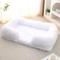 Prabangus žiemos šiltas didelis šuo sofa-lova šuniui ant kelių kačių kilimėliai pagalvėlė naminiams gyvūnėliams miegamoji sofa-lova Kilimėlis dideliam ir mažam šuniui S 40X30X12cm