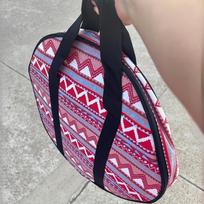 Grill Pan Storage Bag Cast Iron Skillet Practical with Sturdy Handles Frying Handbag for gray