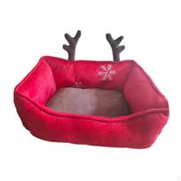 Christmas Dog Bed Cat House Pet Sofa Sleeping for Household Indoor Puppy brown