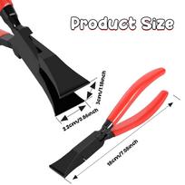 Metal Sheet Bender Plier Mini Straight and 45° Bending Sheet Metal Tool Set Portable Plier Hand Tool Kit for Metal Sheet black