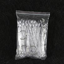 100Pcs Nail Art Spoon Color Chart Display Palette, Gel Polish Color Sample Showcase Sticks with Metal Ring gryna