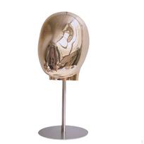 Wig Display Stand Hat Holder Stable Mannequin Head Model for Barbershop brown