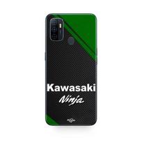 Case for Oppo A32 kawasaki ninja motorcycle logo juoda