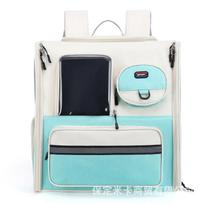 Cat Bag Go Out Portable Pet Trolley Case Backpack Outdoor Travel Pet Bag Cat Supplies rožinė