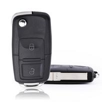 2/1 vnt pakaitinis sulankstomas automobilio rakto korpuso dėklas, skirtas VW Volkswagen Golf Mk6 Tiguan Polo Passat CC SEAT Skoda Octavia 2 mygtukai black