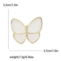 Break The Cocoon Into A Butterfly Evening Boat, The Same Natural Fritillary Butterfly Brooch, High-End Temperament Women'S Clothing Corsage Jewelry
