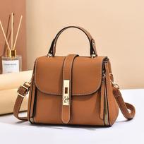 Womens Crossbody Bags  New Lock Shoulder Bags Simple Lady Travel Belt Purses and Handbags Summer Fashion Portable Packet brown