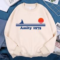 Malibu Beach Usa 73 Hoodie Unisex Women Loose Sweatshirt Creativity O-Neck Hoodies Street Fashion Oversize Hoody Couple Sportswear L smėlis