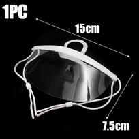 Transparent Smile Mask Catering Waiter Chef Anti-Fog Hygiene Masks Special Food Plastic Kitchen Restaurant Sanitary Tool