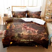 New Hip Hop Melanie Martinez Portals Bedding Set Cartoon Anime three-piece set Adult Kid Bedroom Duvetcover Sets 3D Kawaii Girls AU Single(140x210cm) black