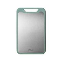 1pc Cutting Board Two Sides Of Stainless Steel and Plastic Dual-purpose Multifunctional Cut Vegetables and Meat Chopping Board S
